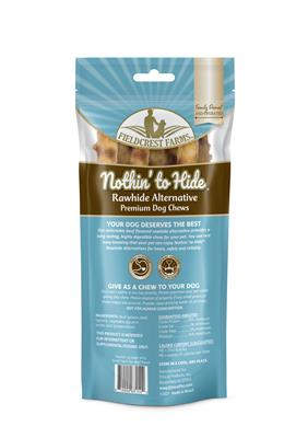 NOTHIN' TO HIDE Dog Treats Small Twist Stix Beef 10 Pack - ADS Pet Store