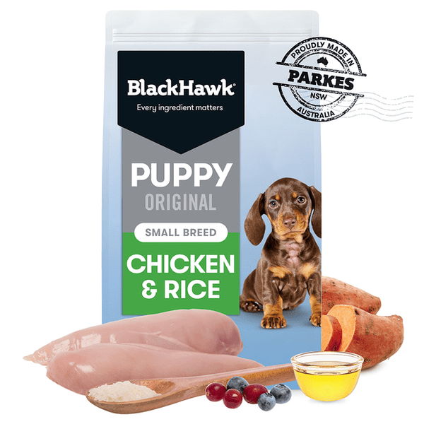 BLACK HAWK Original Small Breed Puppy Dry Dog Food Chicken & Rice