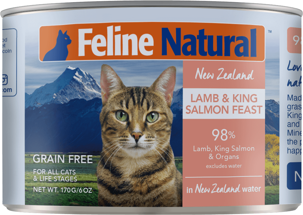 Feline Natural Lamb And Salmon Wet Cat Food Canned 170G – ADS Pet Feline Natural Lamb And Salmon Wet Cat Food Canned 170G – ADS Pet