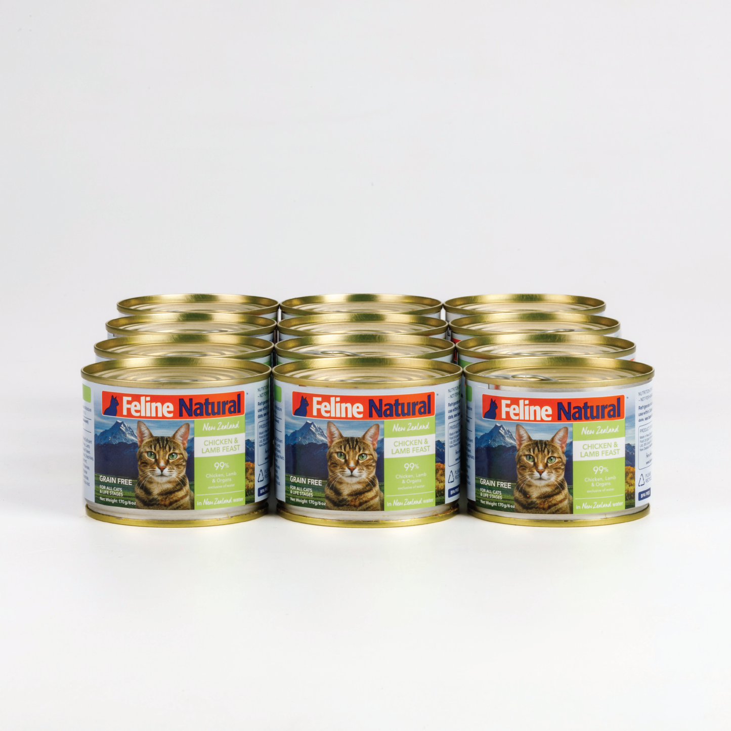Feline Natural Cat Chicken Lamb Canned 170G x 12 - ADS Pet Store