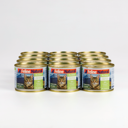 Feline Natural Cat Chicken Lamb Canned 170G x 12 - ADS Pet Store