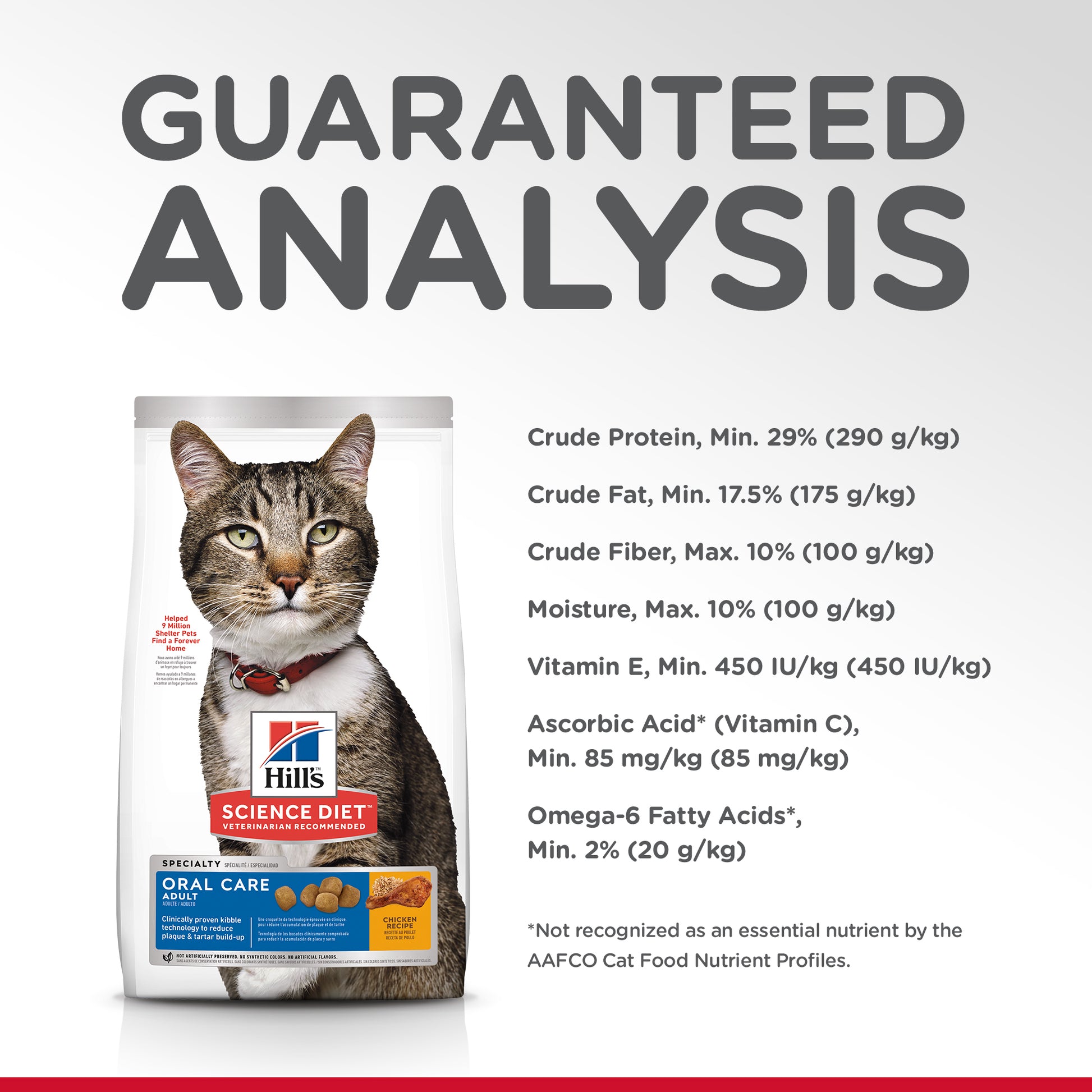 Hills Science Diet Adult Oral Care Dry Cat Food 4KG - ADS Pet Store