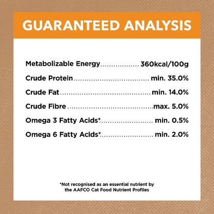 IVORY COAT Grain Free Adult Dry Cat Food Chicken 4KG guaranteed-analysis