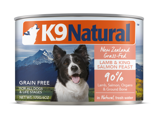 K9 Natural Lamb And King Salmon Wet Dog Food Canned 170G