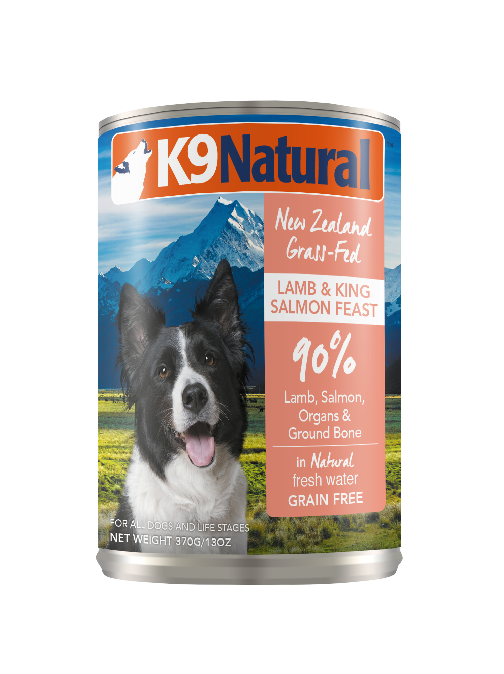 K9 Natural Lamb And King Salmon Canned Dog Food 370G