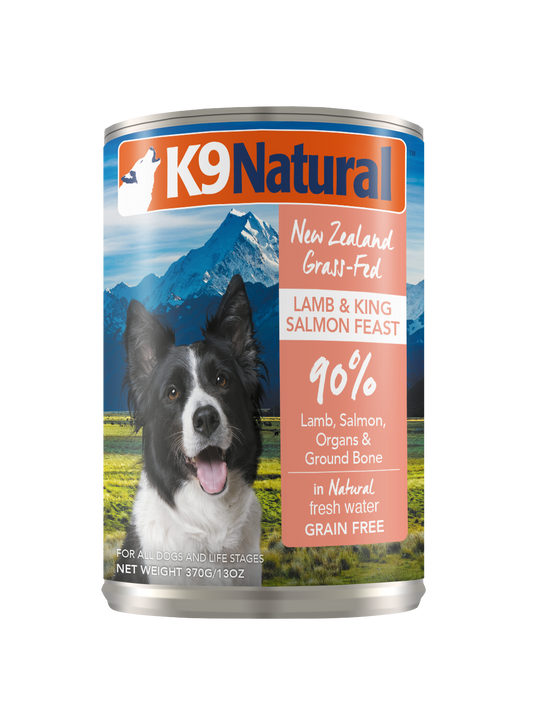 K9 Natural Lamb And King Salmon Canned Dog Food 370G
