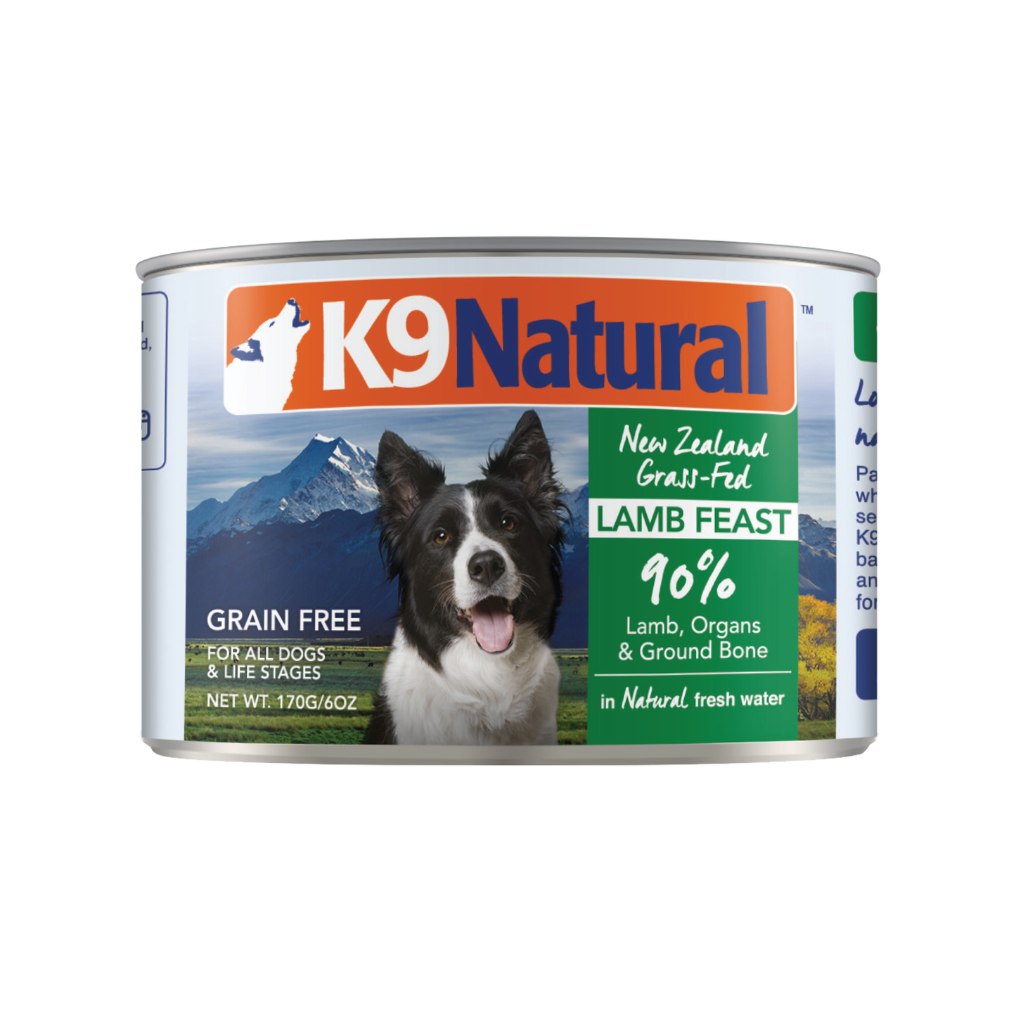 K9 Natural Lamb Feast Wet Dog Food Canned 170G