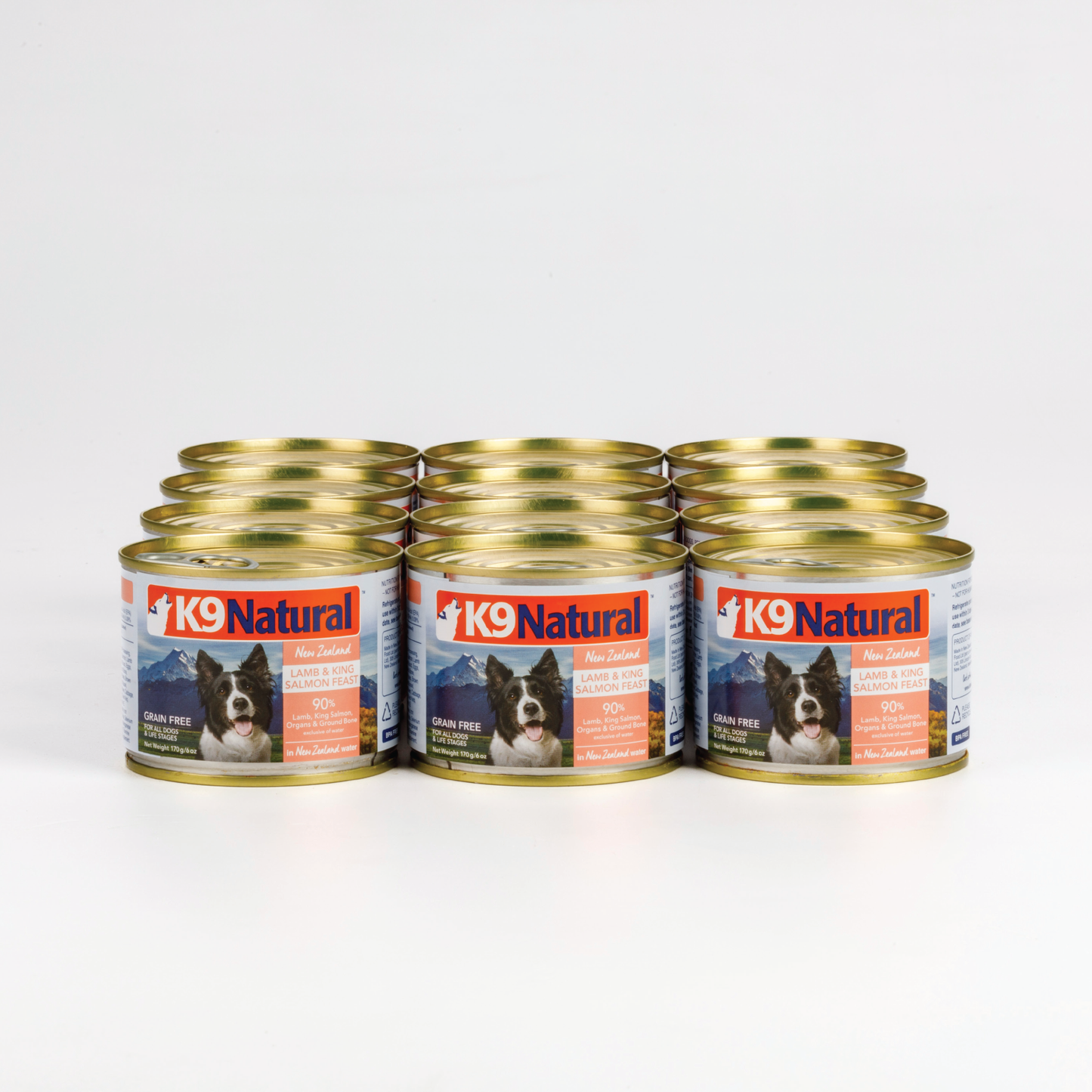 K9 Natural Lamb And King Salmon Canned Dog Food 170Gx12