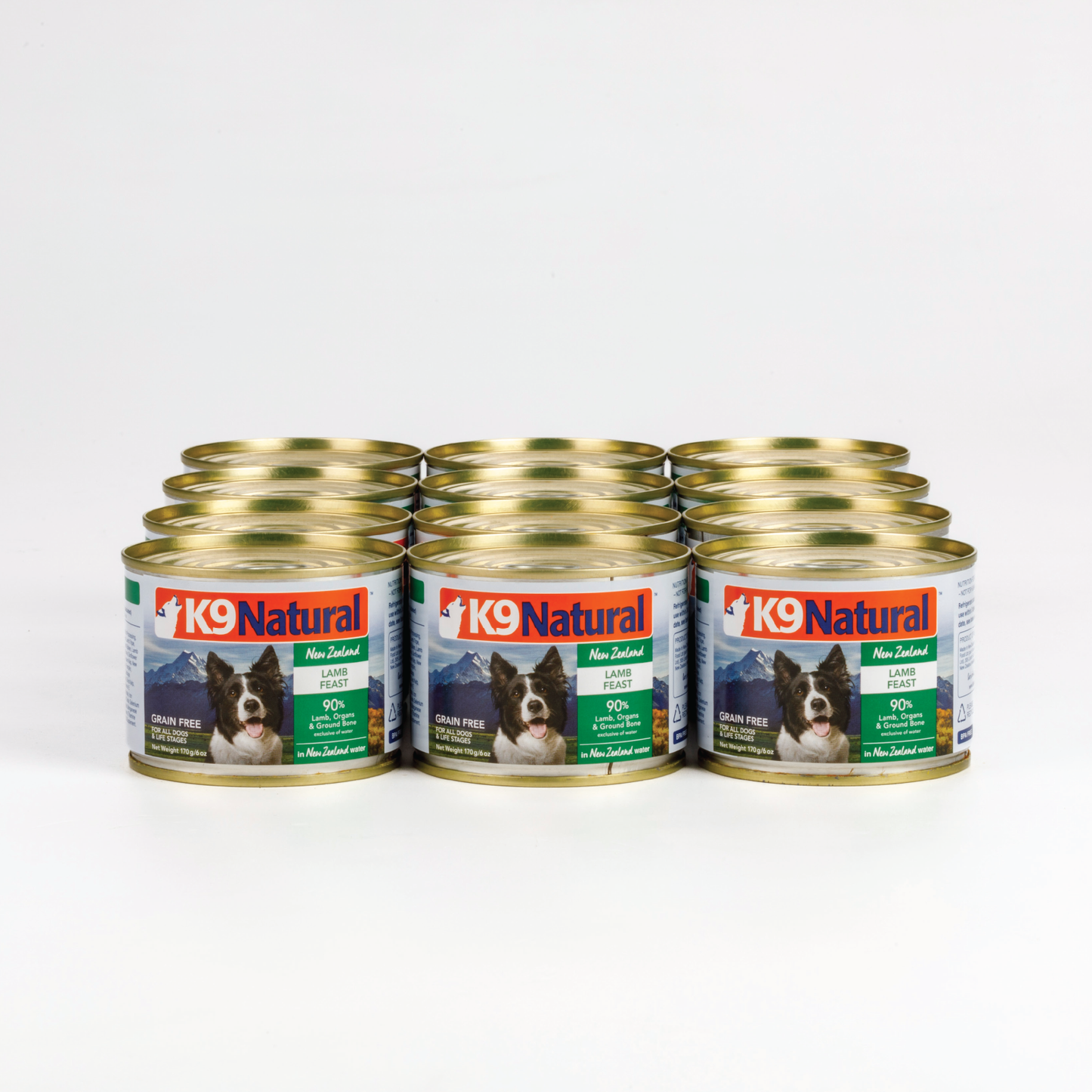 K9 Natural Dog Lamb Feast Canned 170Gx12