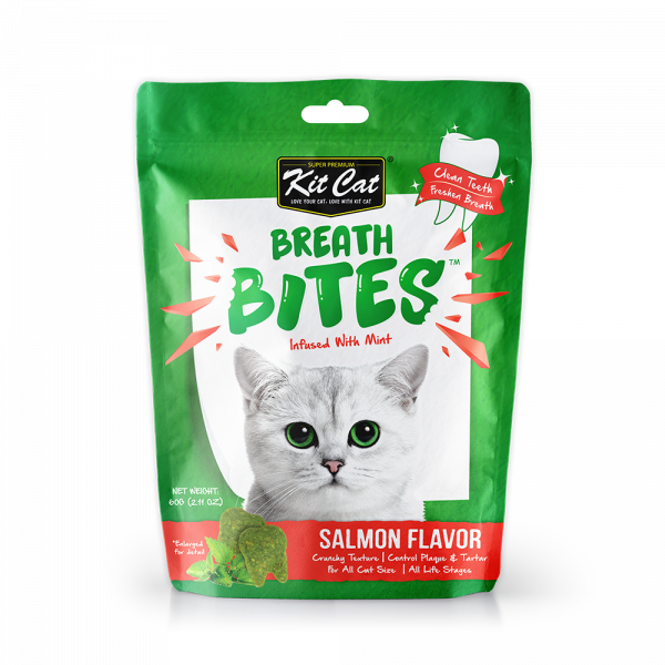 Kit Cat Breath Bites Salmon 60G