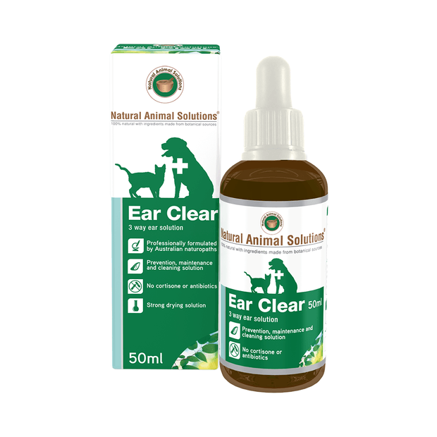 Natural Animal Solutions Ear Clear 50ml - ADS Pet Store