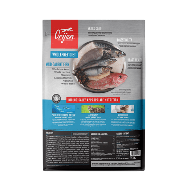 Orijen Biologically Appropriate Six Fish Dry Cat Food 5.4KG - ADS Pet Store