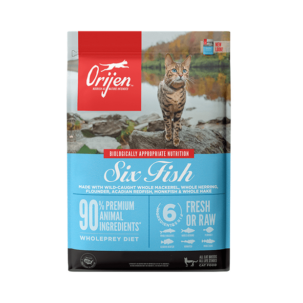 Orijen Biologically Appropriate Six Fish Dry Cat Food 5.4KG - ADS Pet Store