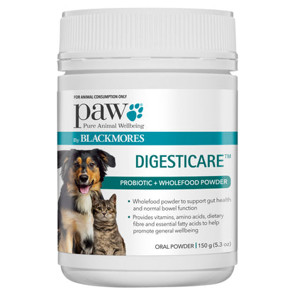 Paw Blackmores Digesticare 150g For Dogs & Cats - ADS Pet Store