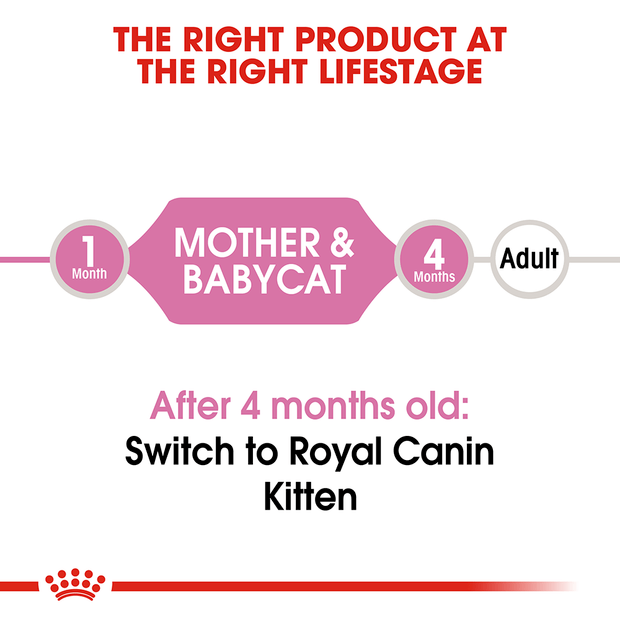 Royal Canin Mother & Babycat Mousse Wet Cat Food suitable ages