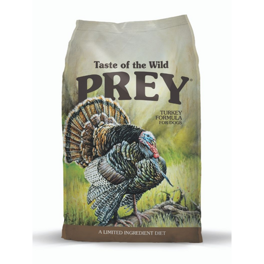 TASTE OF THE WILD Prey Grain Free Turkey Dry Dog Food 11.3KG