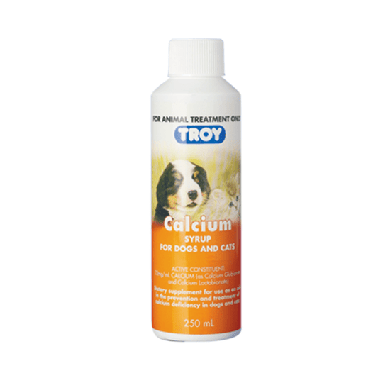 TROY Calcium Syrup 250ML - ADS Pet Store
