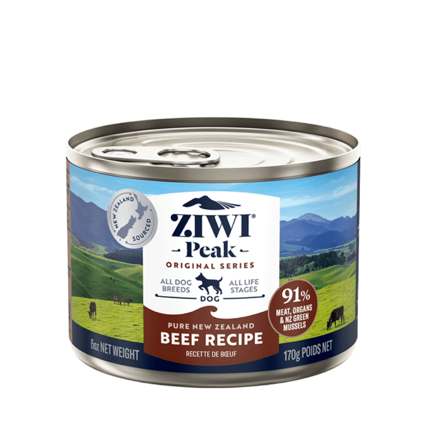 ziwi peak grain free beef wet dog food canned 170g